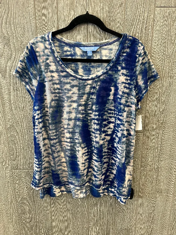 Blue Top Short Sleeve Simply Vera, Size L