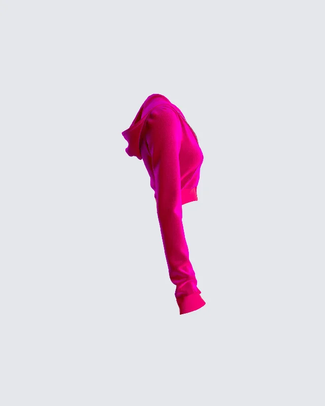 Alessa Pink Velvet Jacket Alessa Pink Velvet Jacket