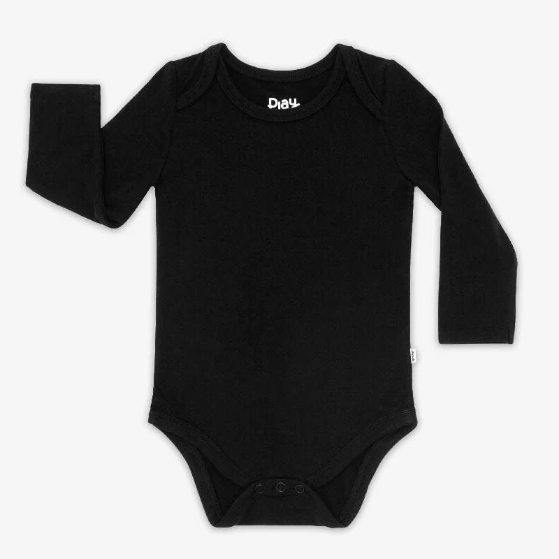 Black Long Sleeve Bodysuit