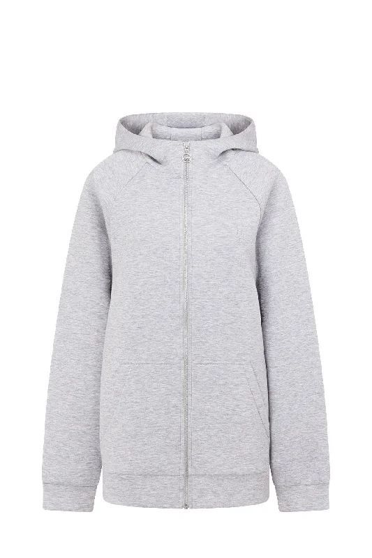 Heritage Spacer Hoodie | Grey Marle